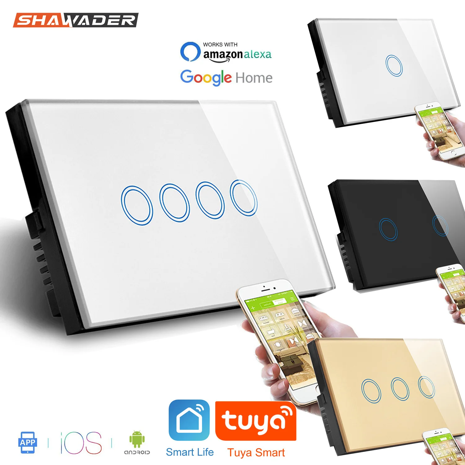 Умный сенсорный светильник ель света с поддержкой Wi Fi и голосового