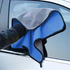 Полотенце из микрофибры, плотное впитывающее полотенце из полиэстера 30x30 см для ухода за автомобилем, полировки, мытья дома
