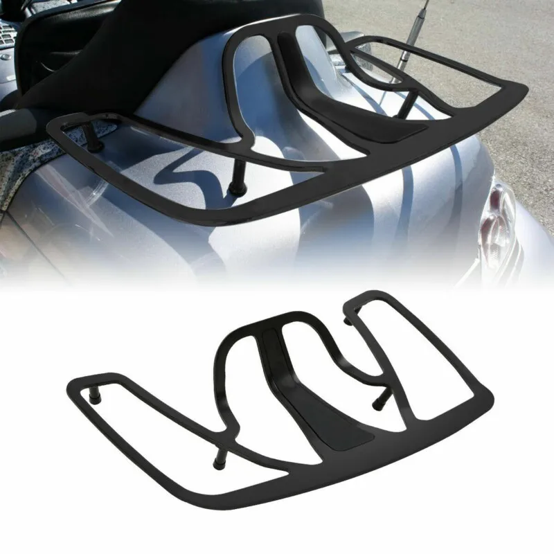 Черный алюминиевый багажник для мотоцикла Honda GoldWing GL1800 2001 2017|aluminum dish rack|aluminum cooler