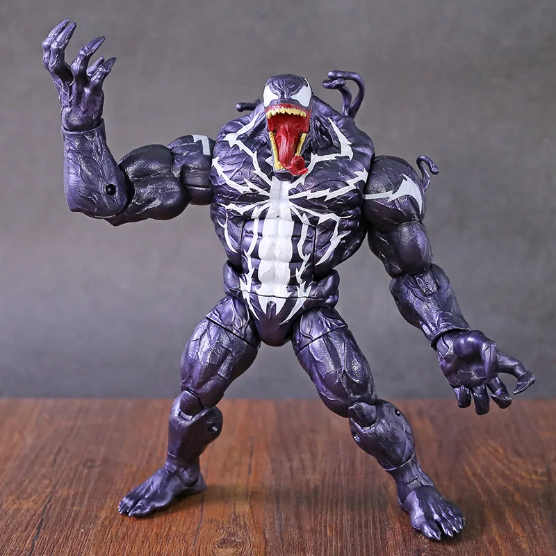 Venom фигурка Удивительный Человек-паук злодей KO's Marvel Legends BAF длинный язычок