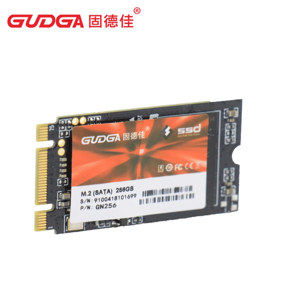Горячая Распродажа GUDGA M.2 SSD 60 Гб 128 ГБ 256 512 M2 SATA NGFF 2242 HDD для компьютера ноутбука