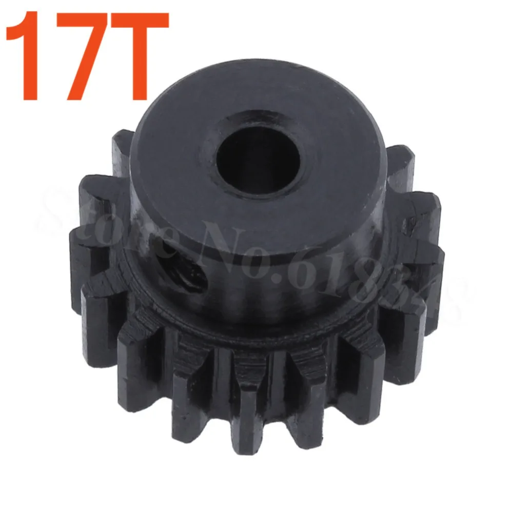 Стальной металлический Мотор шестерня 17T 0 8 модуль для 1:10 Himoto E10XT E10XTL Катана Truggy