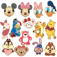 lt840 mickey mouse cartoon animal kids cute enamel pins and brooches for women men lapel pin backpack bags badge gifts