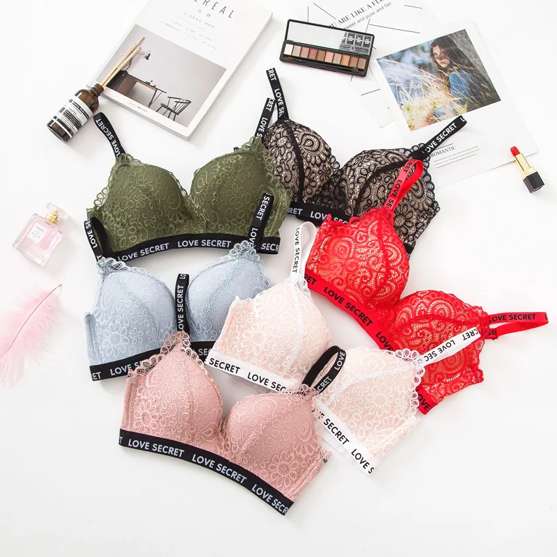 Сексуальный кружевной спортивный бюстгальтер для девочек переходного возраста