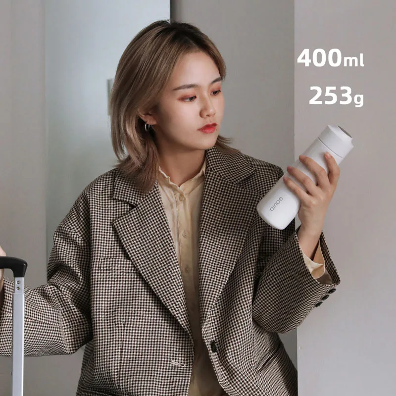 400 мл умный сенсорный термос чашка с USB-зарядкой цифровой дисплей Изолированные