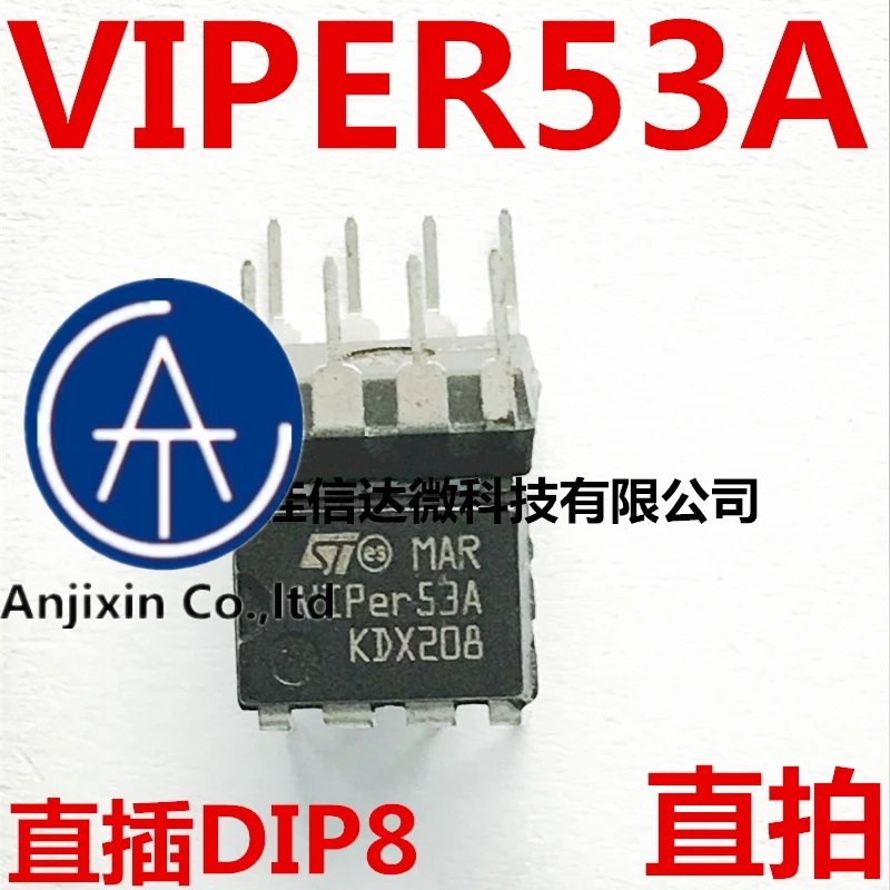 

10 шт., 100% оригинальная новинка, реальное фото, VIPER53A, VIPER53, DIP8