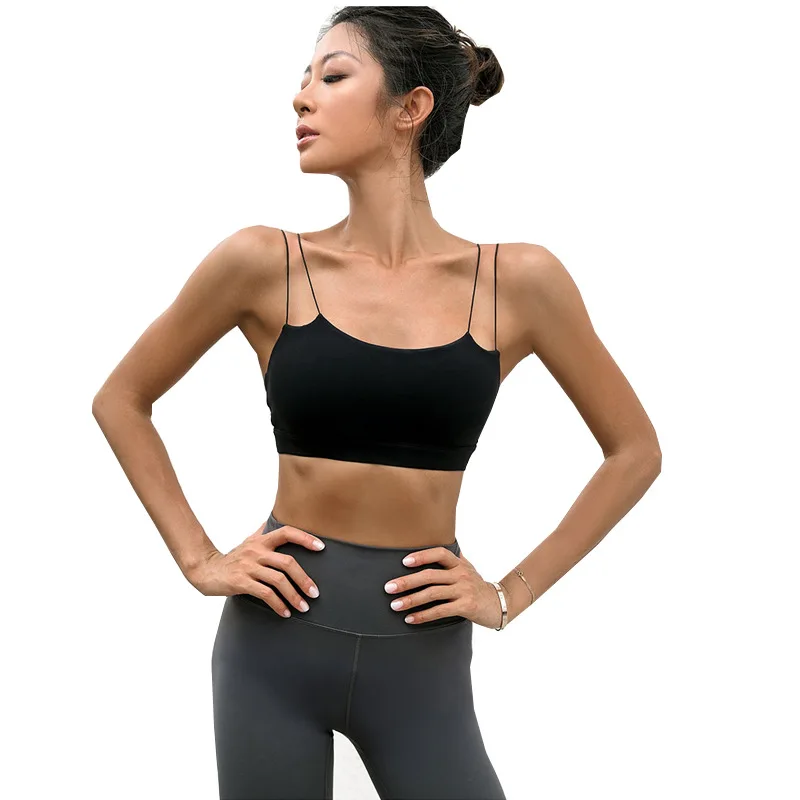 

Yoga Underwear Push Up Women Sexy Bra Lette Lingerie Seamless Top Female Invisible Bra Sport Underwire Sling Running Sportswear