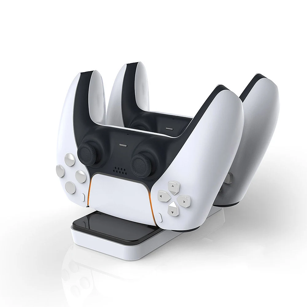 

New PS5 Controller Charger Dual USB Charging Dock Station Type C Charging Port Stand for Playstation 5 Wireless Gamepad
