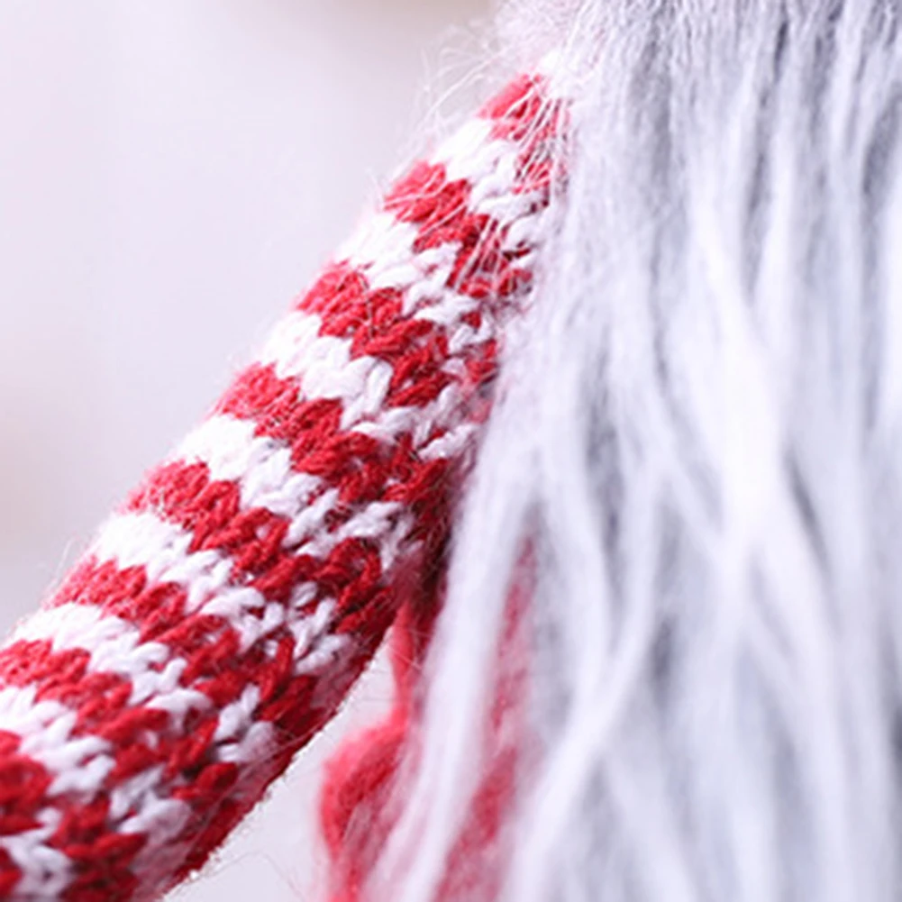 Рождественская милая кукла Gnome без лица плюшевая игрушка подвесной кулон дерево