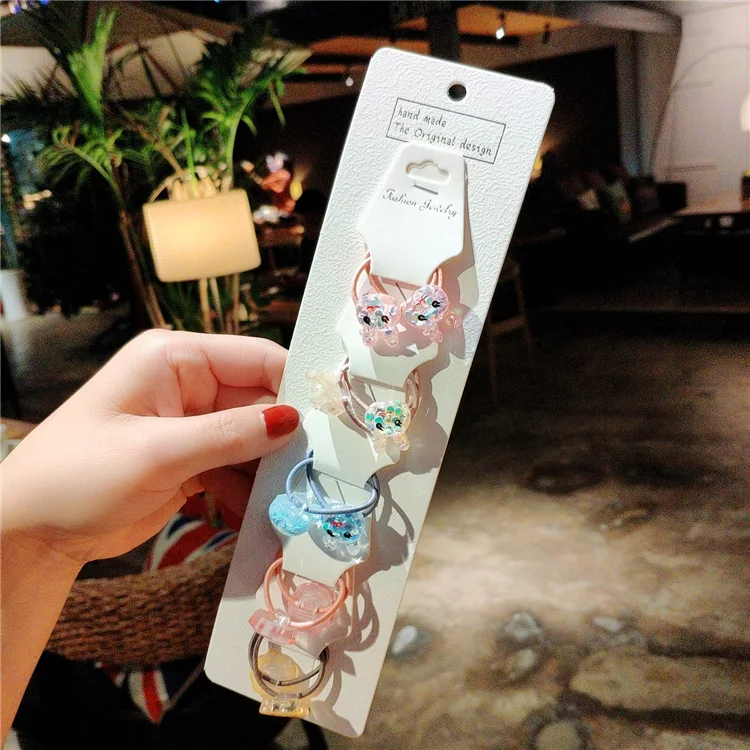 ET78 Новый обруч для волос маленькая резинка девочек милый мультяшный головной