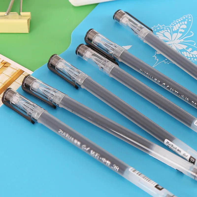 Большая емкость гелевая ручка со стразами рандомная для студентов kao shi bi