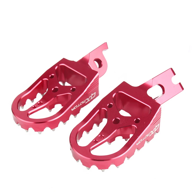 QXMOTOR логотип CNC Заготовка MX подставки педали подножки для Honda crf450r crf250r crf250x crf 250