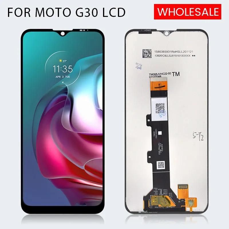 

Catteny для Motorola Moto G30 ЖК сенсорный экран стекло дигитайзер в сборе 6,5 дюймовый дисплей Бесплатная доставка