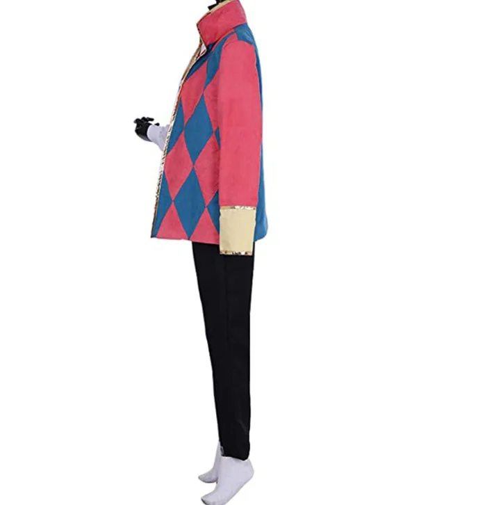 Костюм для косплея из аниме Hauru no ugoku Shiro howl пальто брюки ожерелье мужской костюм