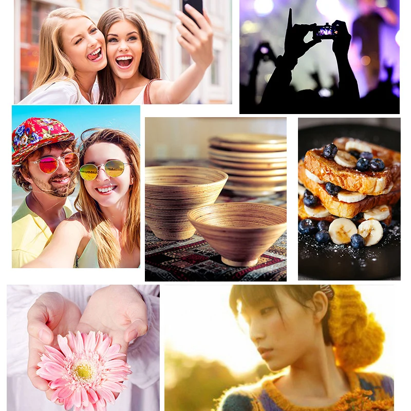 

Mini Flash Fill Light 16 LEDs Fill Light 3.5mm Rechargeable Selfie Light for Mobile Phone Photography TN88