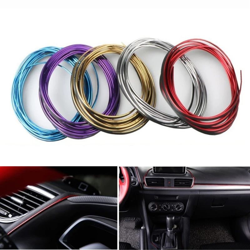 Супер гибкая лента для дверного зазора 5 м универсальная декоративная автомобиля