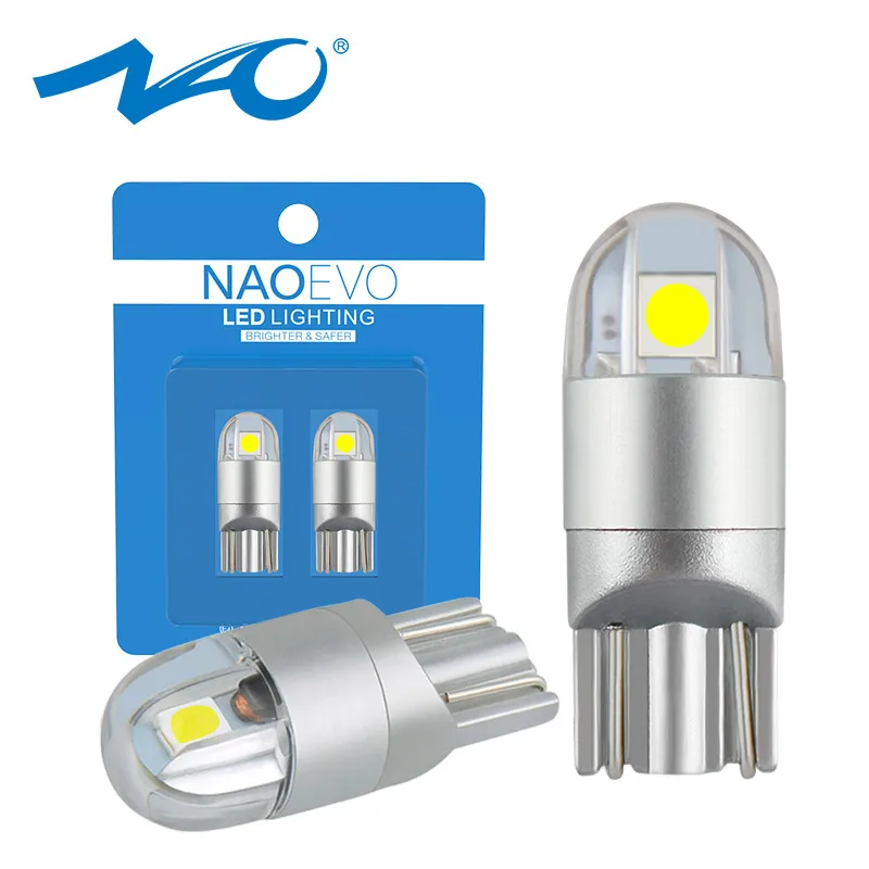 2x W5W светодиодный 12V T10 автомобильные лампы 168 194 с поворотным боковым номерным