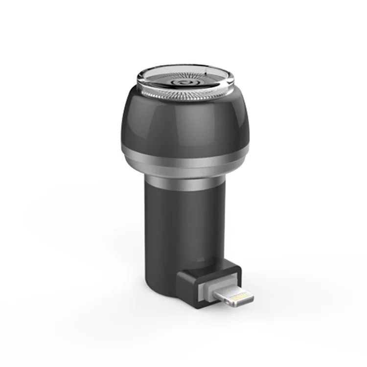 Портативная мини бритва USB для смартфона, для путешествий на открытом воздухе, бритва Micro-USB/type C/светильник, интерфейс электробритва
