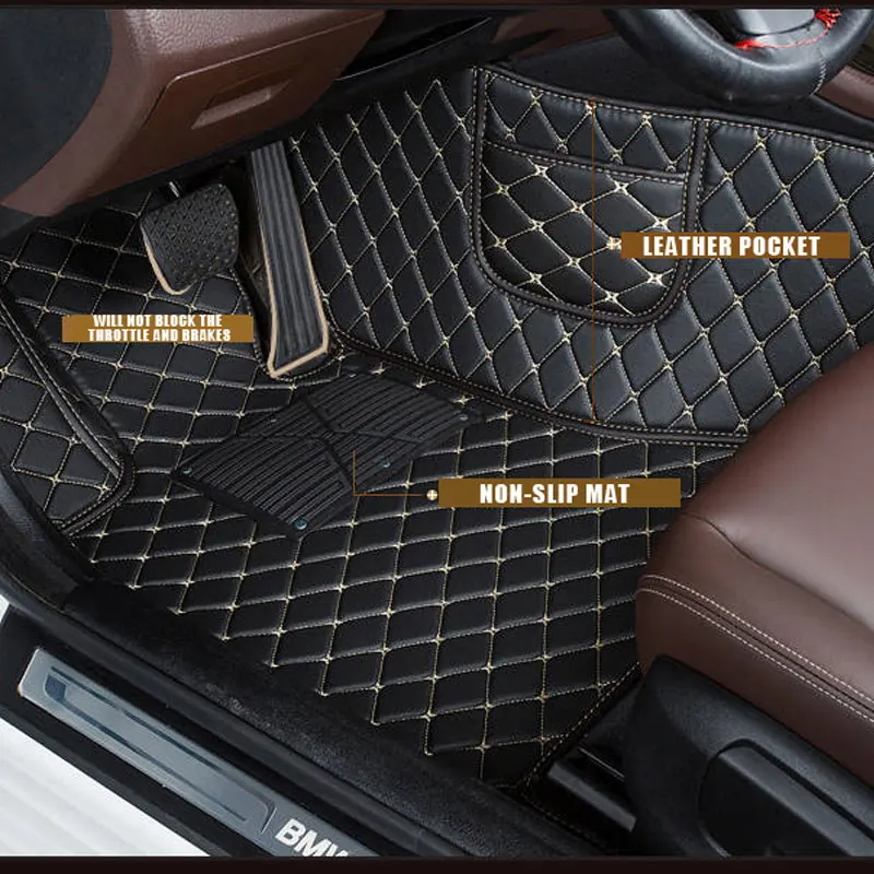 Автомобильные коврики из кожи под заказ для Jeep Renegade Cherokee Grand Wrangler Commander Compass Patriot