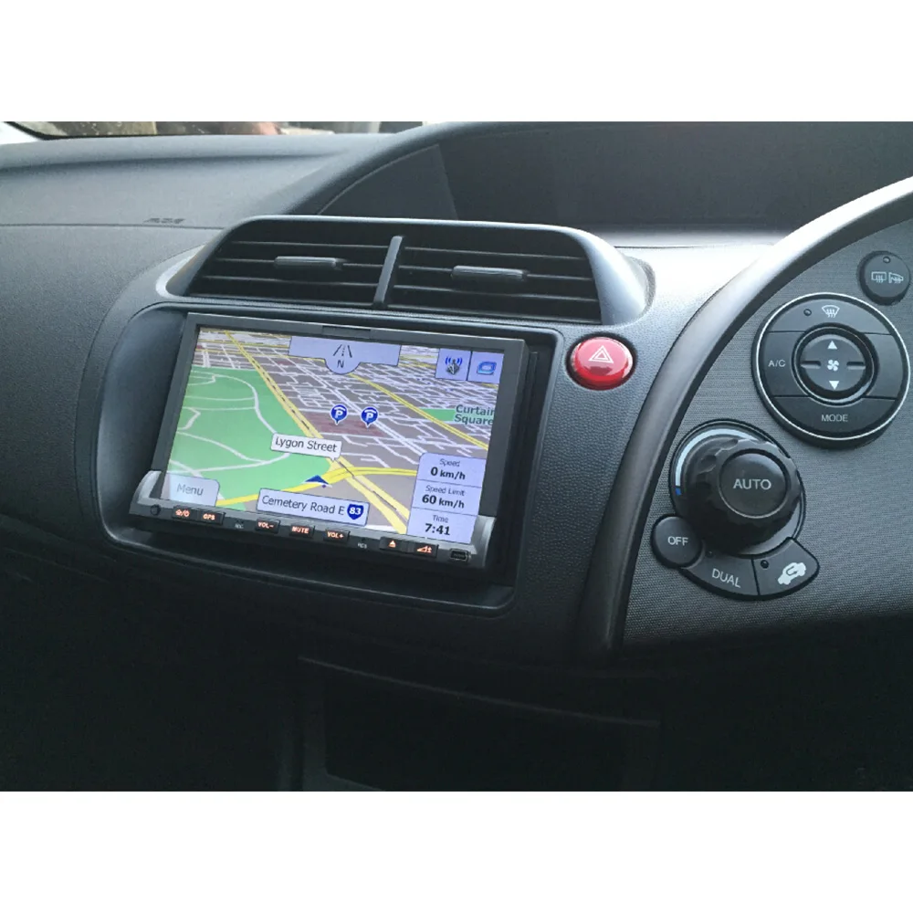 1 или 2 Din Fascia для Honda Civic RHD радио DVD стерео CD панель монтажа приборной панели