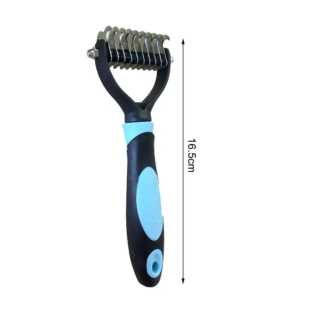 

Hair Removal Comb For Dogs Cat Detangler Deshedding Brush Grooming Tool For Matted Long Hair Curly Pet Pet Products