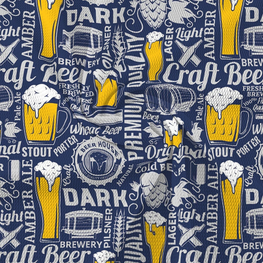 Октоберфест пивной узор печатная пуля текстурированная Ливерпуль Пэчворк Ткань