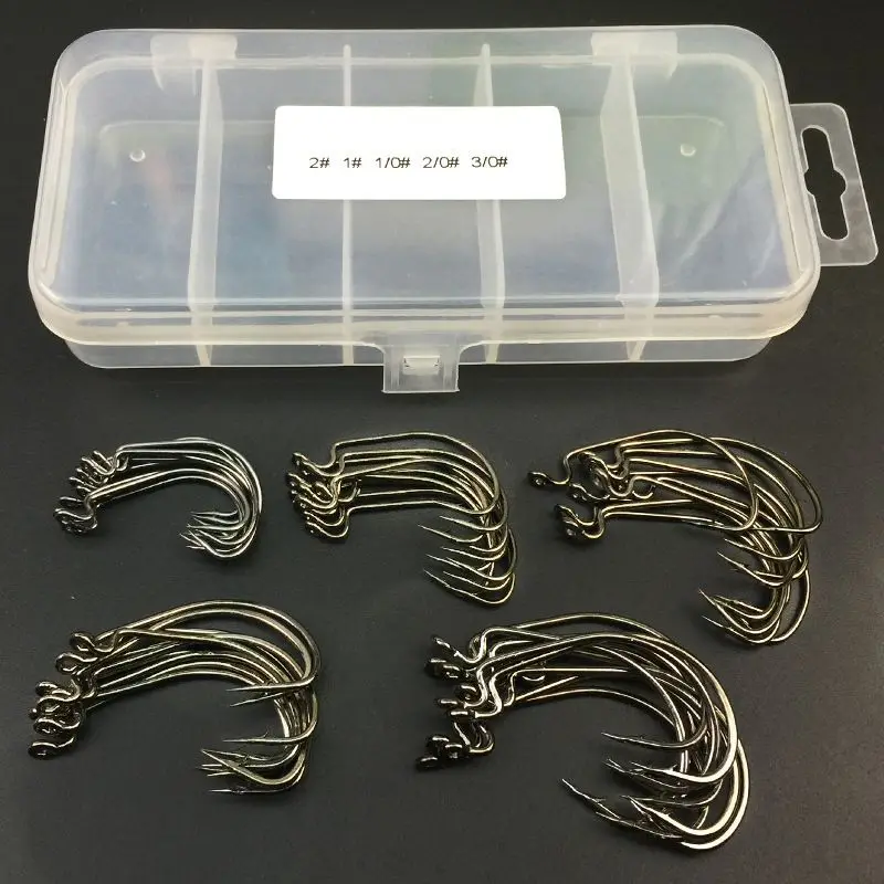 51 шт. рыболовные крючки из высокоуглеродистой стали червь Сенко приманка джиг с