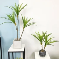 5588cm large tropical dracaena tree artificial palm plants fake tall potted tree plastic nordic cycas leaves for home decor