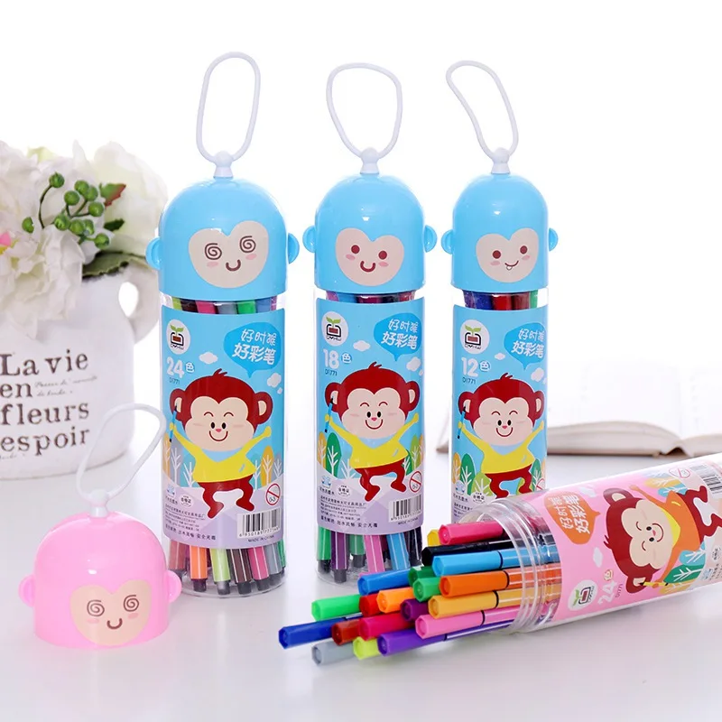 12/18/24 цветная детская живопись Нетоксичная моющаяся Акварельная ручка отметка