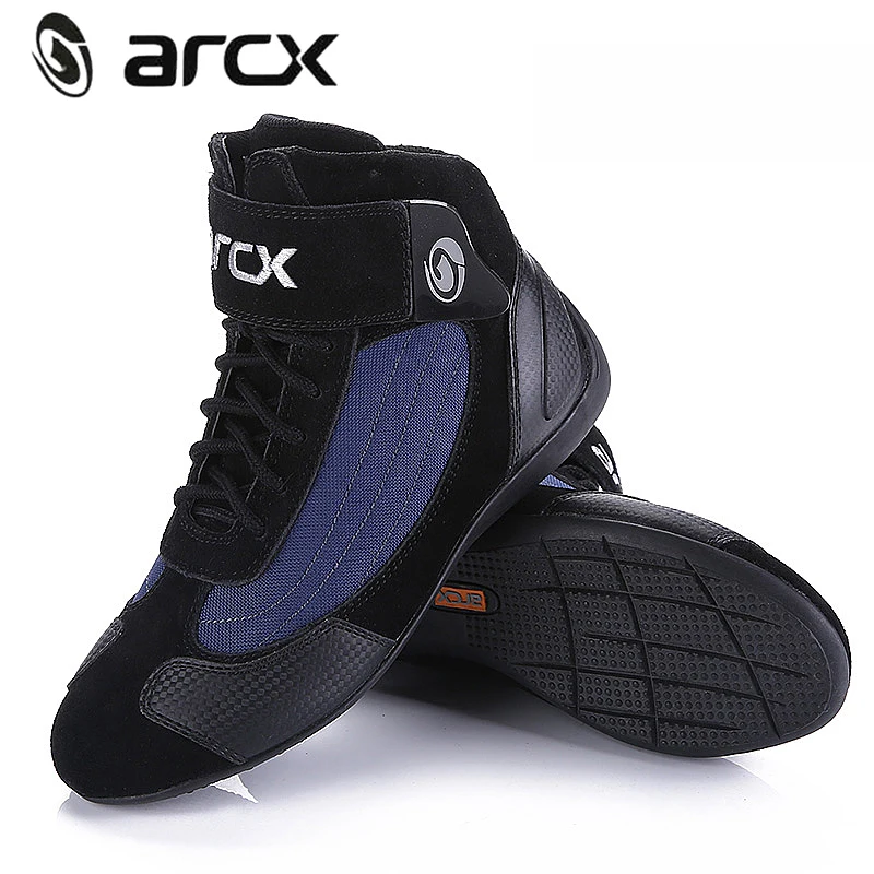 Байкерские кожаные ботинки ARCX защитная обувь для мотокросса и внедорожников