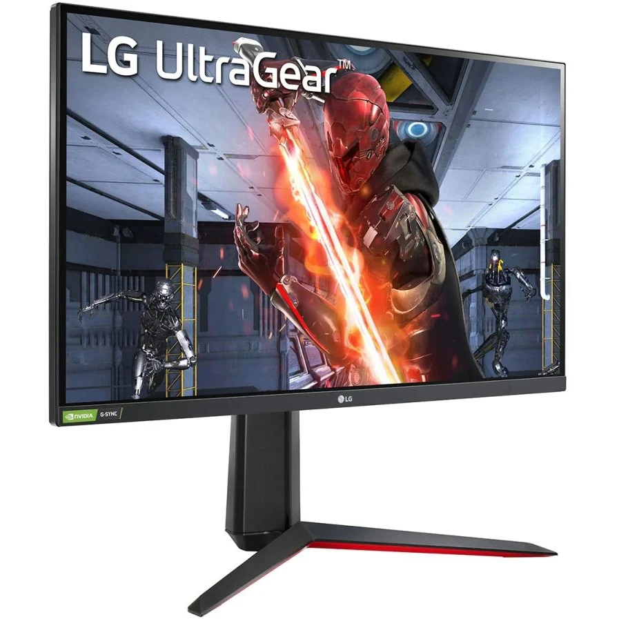 Монитор игровой LG UltraGear 27GN650-B 27" черный/красный | Компьютеры и офис