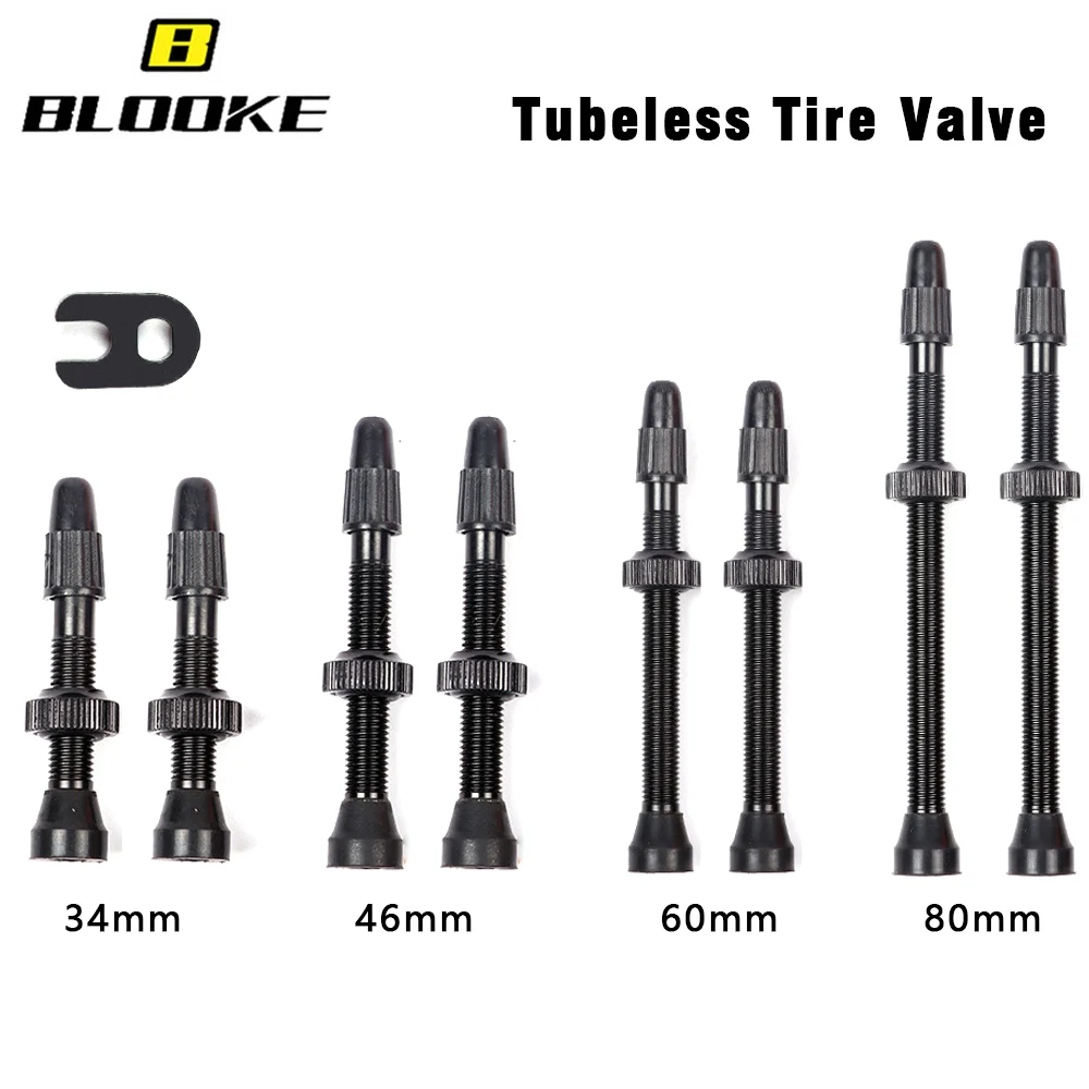 Бескамерный шиномонтажный клапан для горного и дорожного велосипеда 34/46/60/80