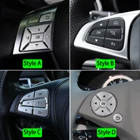 car steering wheel button switch trim sticker for mercedes benz abcgesv class cla cls gla glc glk w176 w246 w212 c177 w204