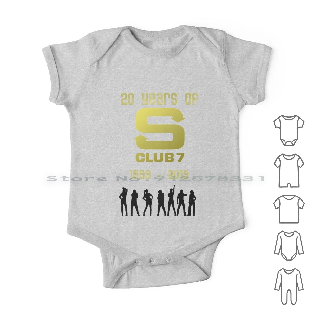 

Одежда для новорожденных 20 лет S Club 7, хлопковые комбинезоны для новорожденных, Комбинезоны S Club 7, Тина, Джон Пол, Ханна, Брэдли, Рейчел, Род ест...