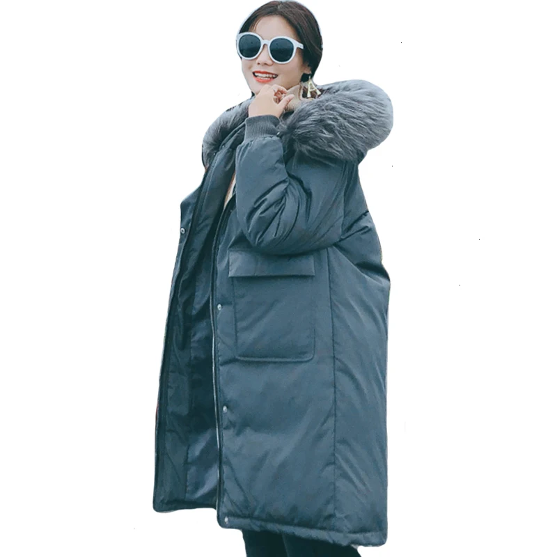 2019 Новое поступление зимняя женская куртка Jas в Корейском стиле с капюшоном и