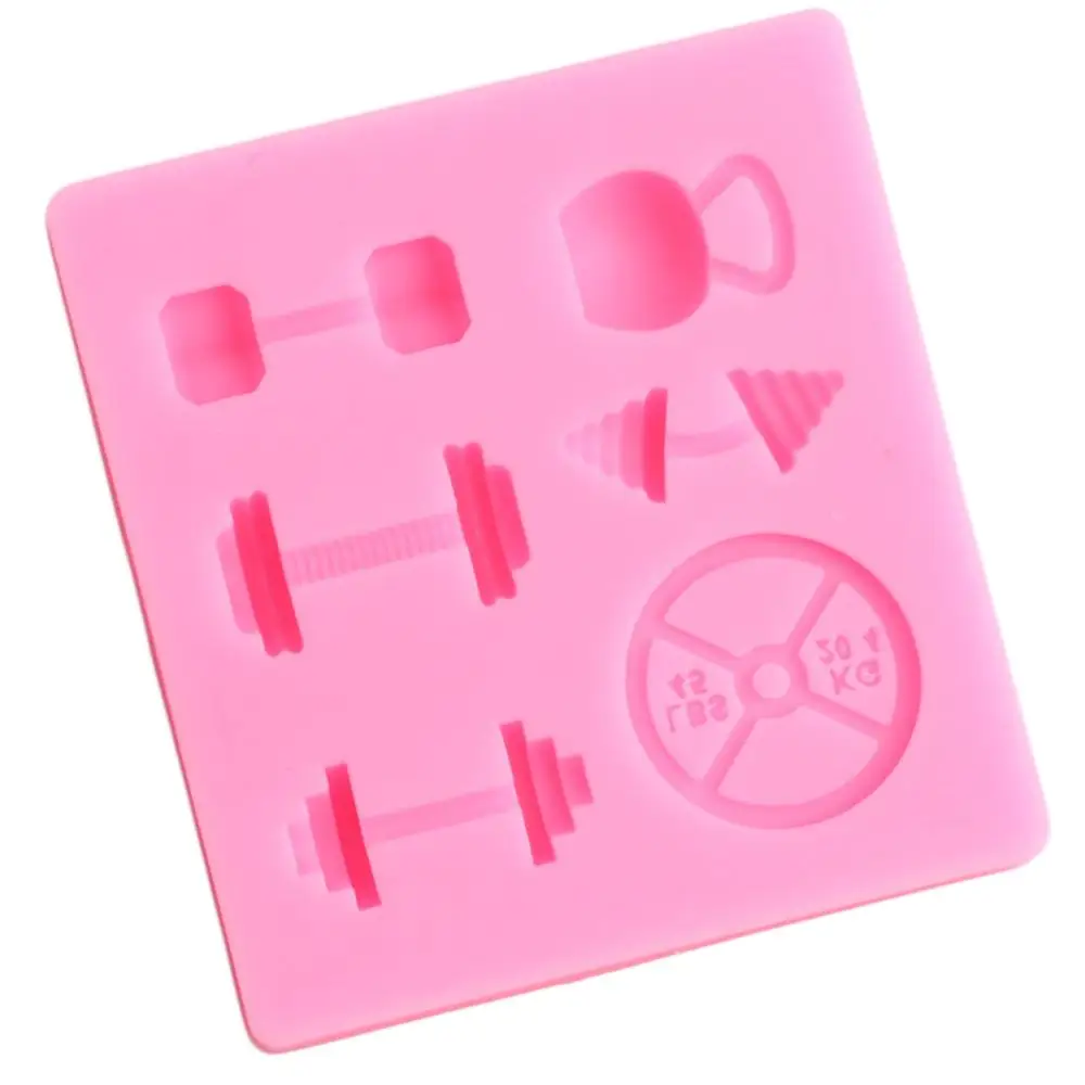 Спортивное снаряжение силиконовые формы для гантелей выстрелов помадки форма