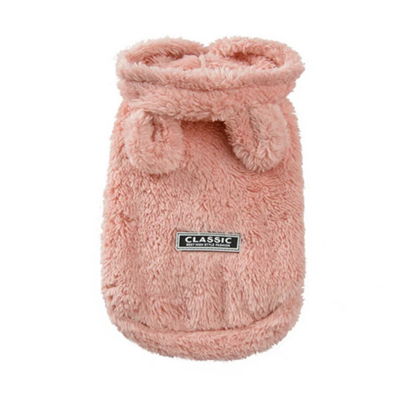 Зимняя одежда для собак пальто куртка симпатичная собачья толстовка хлопок Ropa