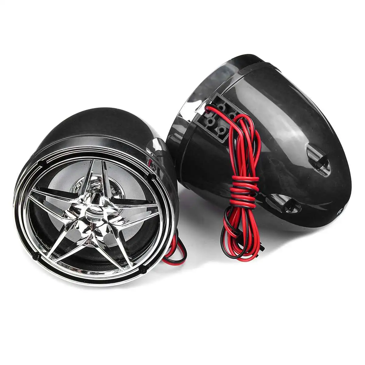 Мотоцикл аудио Радио стерео звуковая система стерео колонки FM USB TF bluetooth MP3 плеер ЖК-дисплей водонепроницаемый