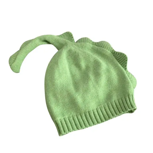 

Children Autumn Winter Warm hats Comfortable Soft Lovely Dinosaur Solid Knit Caps Cap Beanie Caps