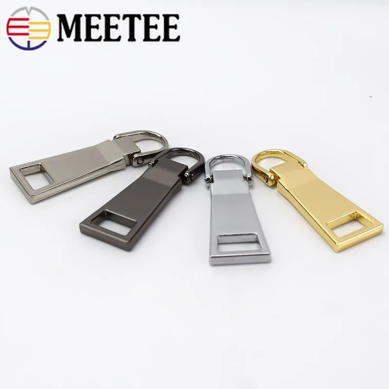 Съемные Металлические съемники Meetee 5 шт. для 8 #10 #15 # съемные слайдеры на молнии