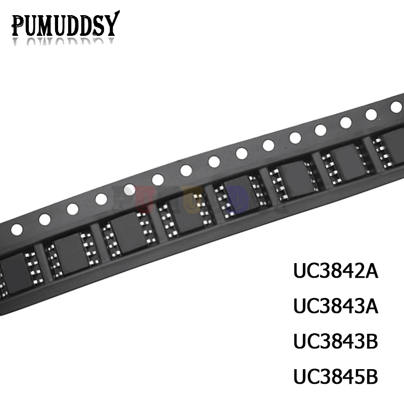 Чипсет UC3842A UC3843A UC3843B UC3845B SOP8 UC3842 UC3843 UC3845 IC 10 шт. | Электронные компоненты и