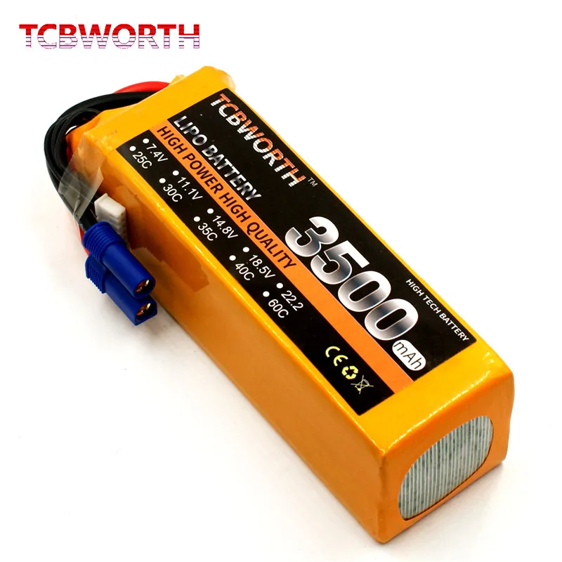 Новый 6S 22 2 V 3500 мА/ч 30C Max 60C дрона с дистанционным управлением LiPo Батарея для РУ