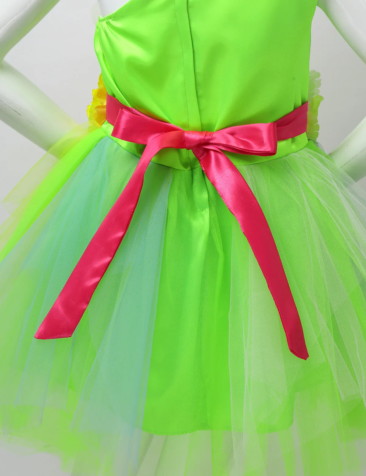 Girls Ballet Dress For Children Dance Kids Sequins 3D Flower Mesh Tutu Modern Salsa Ballroom Costume | Детская одежда и обувь