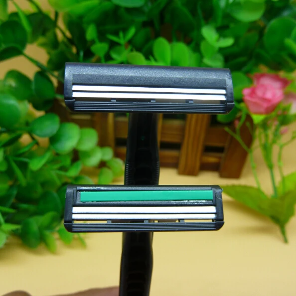 2 шт из нержавеющей стали с двойным лезвием одноразовые бритвы для удаления волос