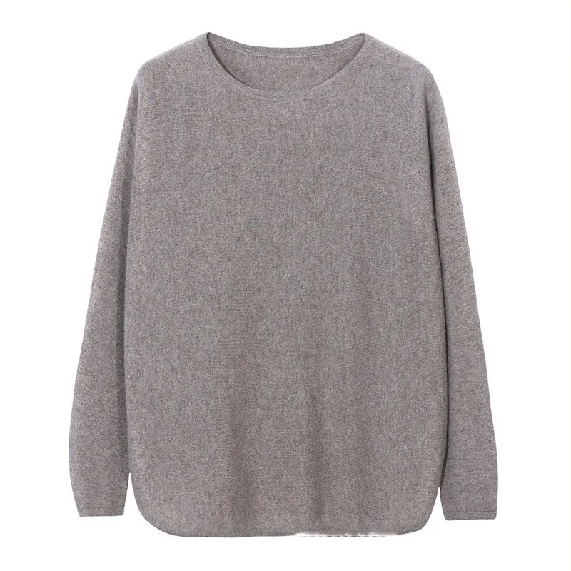 naizaiga 100% cashmere o-neck women solid pure sweater loose irregular fashion short DPSM8 | Женская одежда