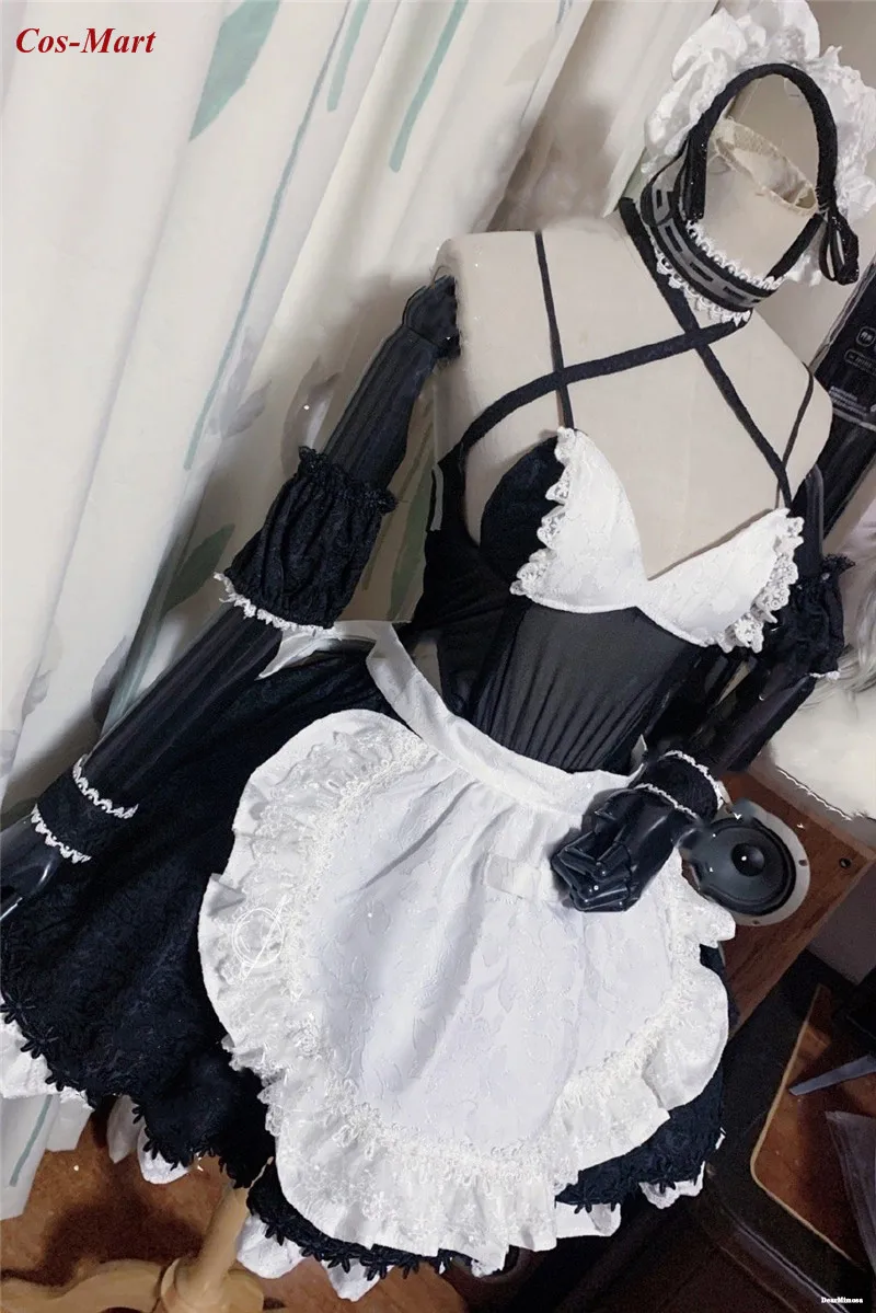 

Hot Game Azur Lane HMS Belfast Cosplay Costume Fashion Cute Maid Dress Unisex Activity Party Role Play Clothing Custom-Make