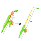 1 шт., детские игрушки для рыбалки, 40 см, магнитная удочка, пластиковая Выдвижная удочка для детей