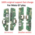 Оригинальный для Motorola Moto G7 Play USB зарядный порт Jack Док-станция зарядный кабель