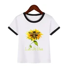 Футболка с принтом подсолнуха, пчелы, короля, цветов