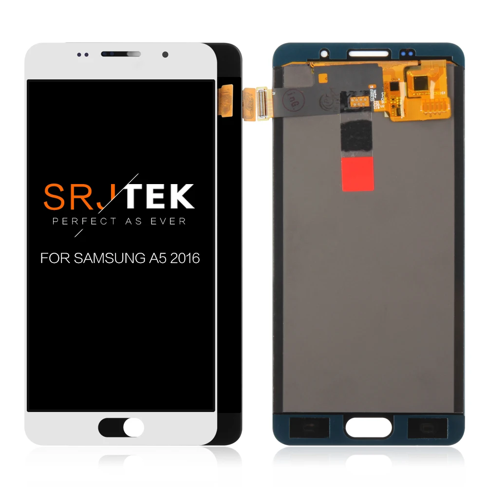 

Регулируемый TFT-экран 5,2 дюйма для Samsung Galaxy A5 2016 A510 A510F A510M A510FD A5100, ЖК-дисплей, сенсорный экран, дигитайзер в сборе
